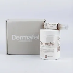 Combo Dermafol 360°: suplemento, Roll-On y caja